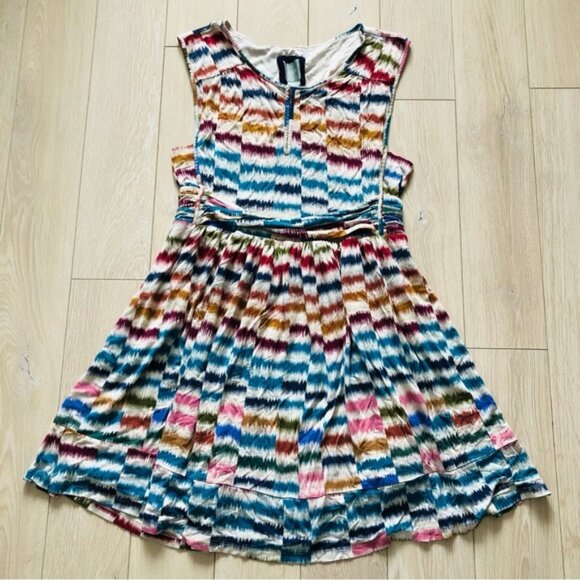 Anthropologie Maeve Colorful Mini Dress - Picture 1 of 10